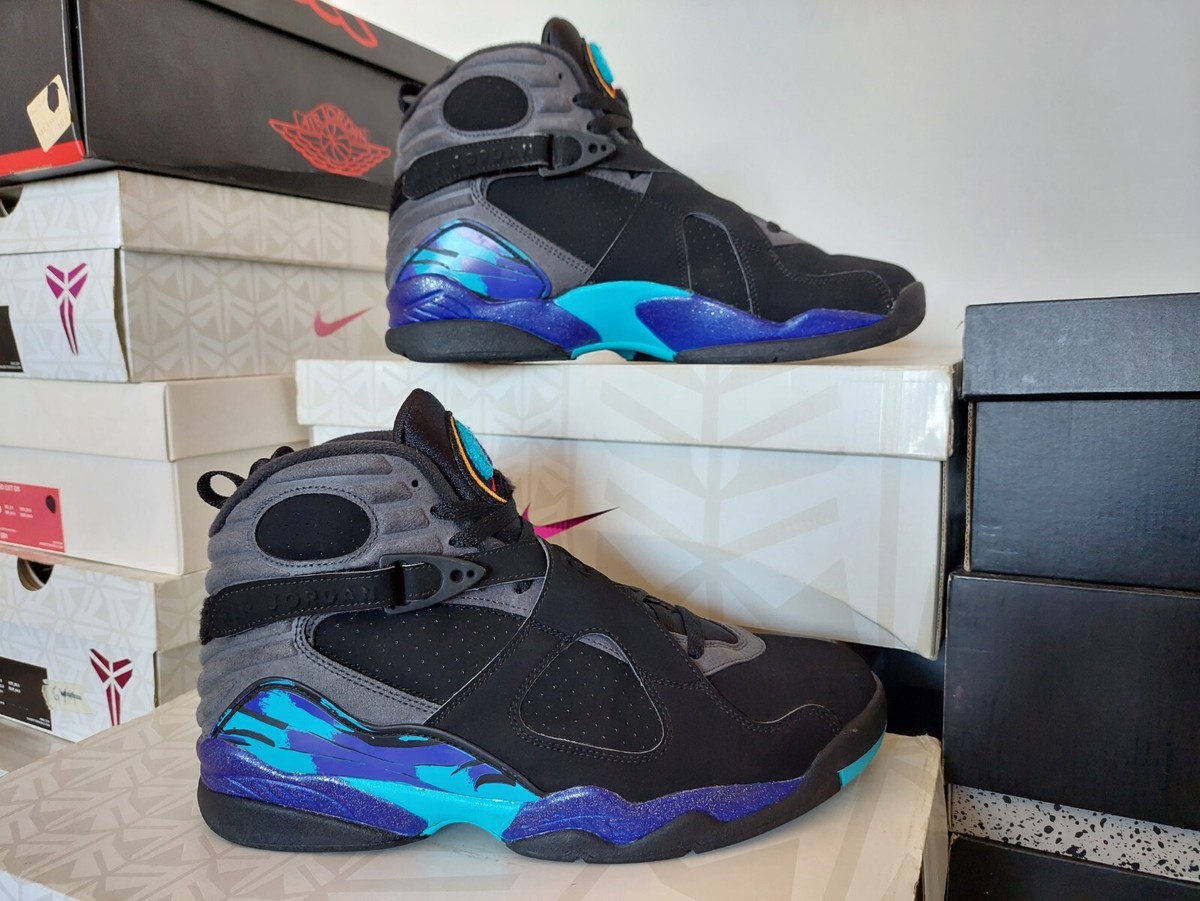 NIKE Air Jordan 8 RETRO Aqua (2015) • 10.5 US - 44.5 EU