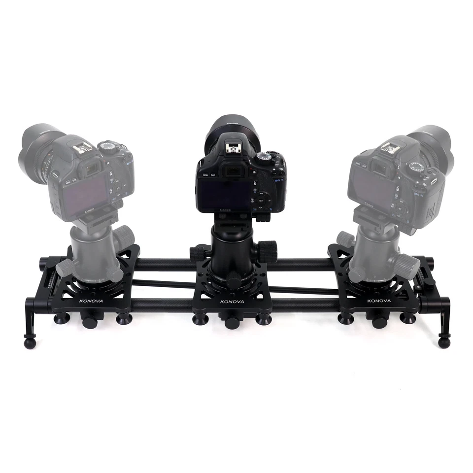 Konova P1 Carbon Camera Slider 60cm(23.6") with Bag Parallax Panorama Stable - Image 4 of 4
