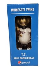 TC Bear Mini Bobblehead Promo Minnesota Twins Mascot Pepsi Ultra Rare New In Box