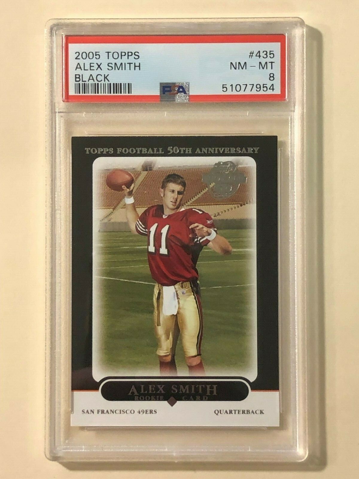 Alex Smith Topps #435 Black