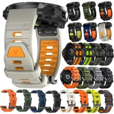 Quick Fit Silicone Watch Strap Band For Garmin Fenix E 8 7 7X 6 6X Pro 5 5X 3HR