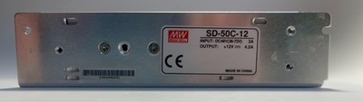 MEAN WELL DC/DC Converter 12V 50W 4.2A 72V Input