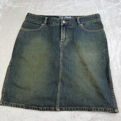 Y2K Roxy Denim Skirt Womens Size 7 