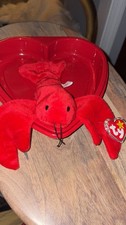TY Beanie Baby - PINCHERS the Lobster 8.5 inch - MWMTs Stuffed Animal Toy