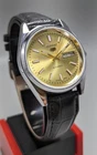 Rare Vintage SEIKO 5 automatic day date movement number 6309A JAPAN made men's