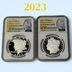 2023 S Proof Morgan and Peace Dollar NGC PF 70 Ultra Cameo First Day of Issue