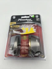 Master Lock DSO0615 Single Cylinder Deadbolt, Satin Nickel, Fits most doors. New