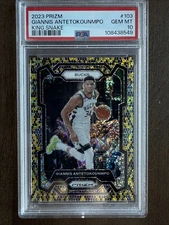 2023 Prizm Giannis Antetokounmpo King Snake Prizm PSA 10 #103 SSP Bucks