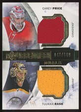 2015-16 UD Premier Duals Jersey Carey Price/Tuukka Rask 146/149 #PD2-PR