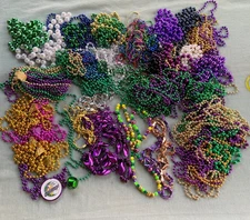 Mardi Gras Beads Cleopatra Cresent City Dames Bell Feet Foot Many Sizes Colors