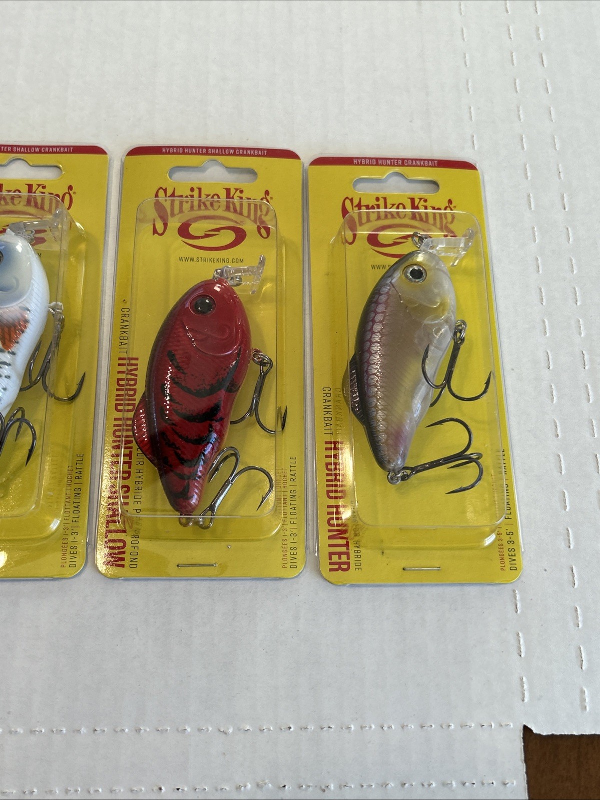 Lot Of 5 Strike King Hybrid Hunter Crankbait - Image 5