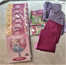 Cinderella Disney Princess Mylar XL Balloon Assortment Decorating Set 13 pc