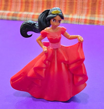 Disney Princess Elena of Avalor Figurine Pink/Red Dress Smaller Than 3"