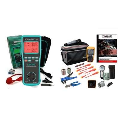 Kewtech EZYPAT PAT Tester & Leaderman MagmaPAT Test Kit - Optionale Kalibrierung