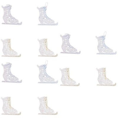  Set of 3 Schlittschuhe Deko Schlittschuhzubehör Skating -Accessoires