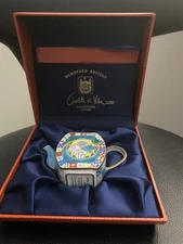 Charlotte di Vita Numbered Edition ELEPHANT Enamel Teapot Watering Hole Trade