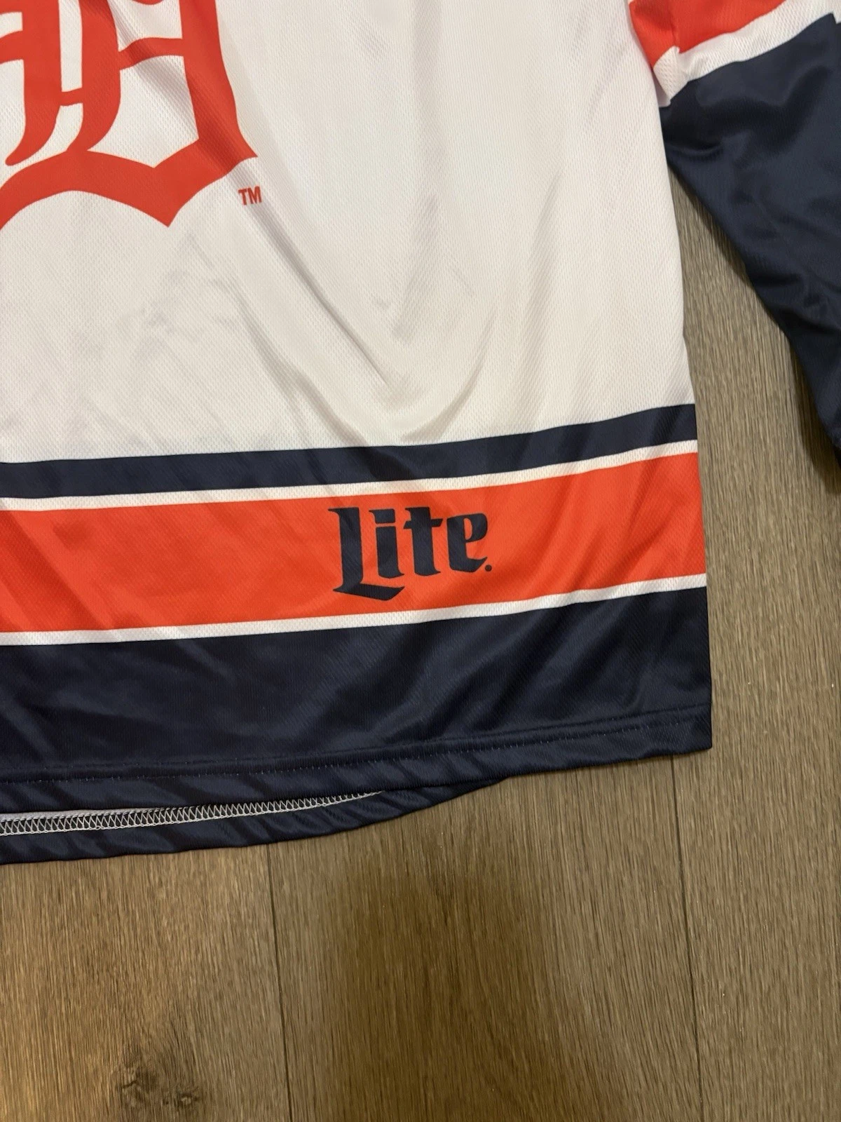Detroit Tigers Hockey Jersey SGA 4/11/2026 Size Adult Large 2026 White - thumbnail 2