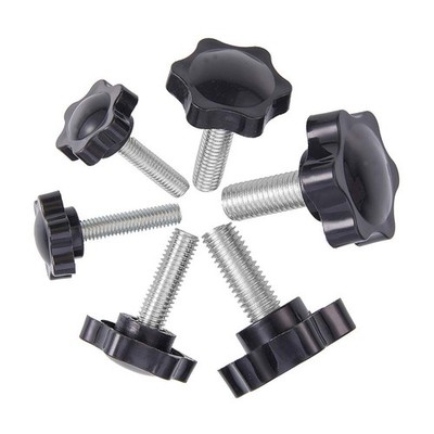 24 PCS Thumb Screw Assortment M6 M8 M10 x 25mm Star Head Knob Screws