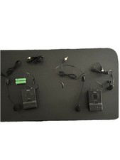 Pyle Compact Kit Sistema Microfonico Wireless Portatile Doppio Canale, PDWM2958B