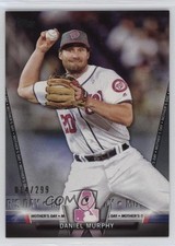 2018 Topps Salute Series 1 Mother's Day Black 14/299 Daniel Murphy #TS-60 0q3
