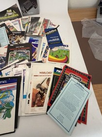 Tested Atari 2600 Video Game Console Lot With 90+ Games MANUALS and extras