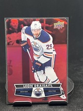 2021-22 Upper Deck Tim Hortons #DC-18 Leon Draisaitl Red Die Cut