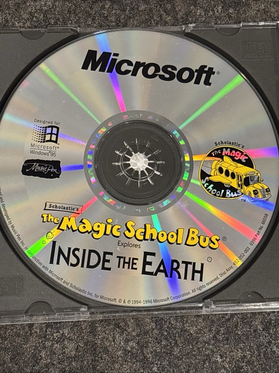 Magic School Bus CD-ROM Collection (6 CDs) Microsoft Fast Free