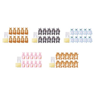 10x Keksverpackungsbeutel mit Tierkarten Bonbontüten