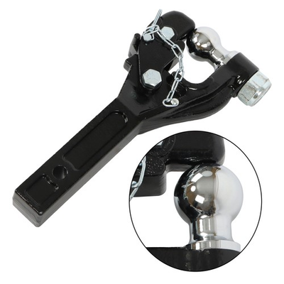 #ad Black Powder Coat Pintle Hook For Trailers Fits 2.5 to 3 inch Lunette Ring $67.55