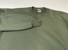 Vintage 90s Russell Athletic Crewneck Sweatshirt Adult L Green Made In USA
