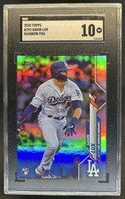 2020 Topps Gavin Lux RC Rainbow Foil #292 Dodgers SGC 10 Rookie