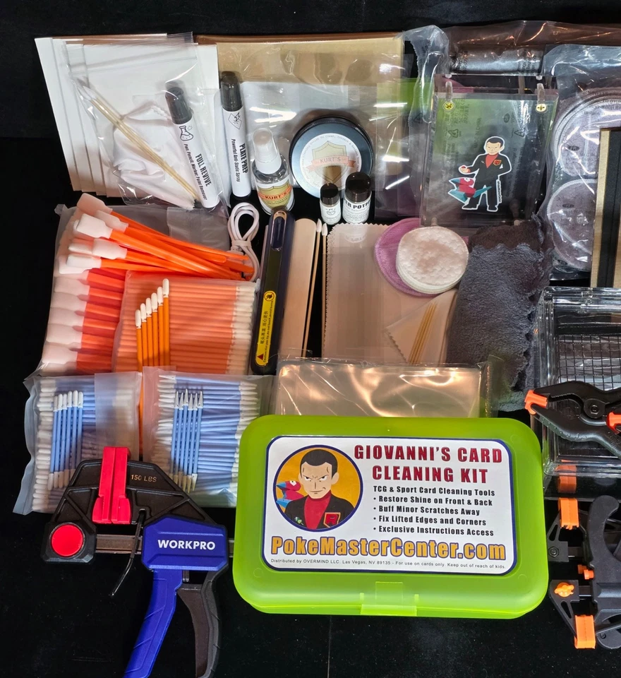 Complete Pokemon Card Restoration Kit 🔥🧼✨ Fix indents, creases, holo, & more. - Image 2 of 4
