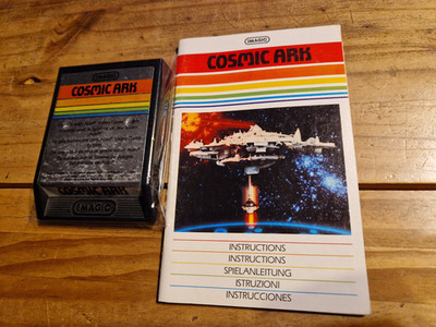 Cosmic Ark  mit Anleitung - Atari 2600