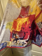 Scarf "Walking beauties" ROSINA WACHTMEISTER, silk square 