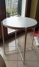 Tavolino Ikea GLADOM bianco tavolino con vassoio