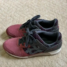 Asics Gel Lyte Ill Sneakers shoes Red Black 1201A686-600 Men's US8.5 / JP26.5 NM