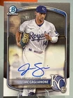 2025 Bowman CPA-JCA JAC CAGLIOANONE Autograph Cags Rookie 🔥