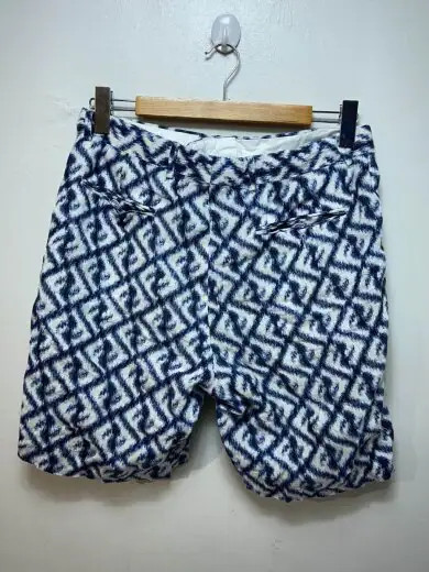 FENDI/Shorts/Size 48/Linen/Blue/All-over Pattern/FB0821 AN0K thumbnail 2