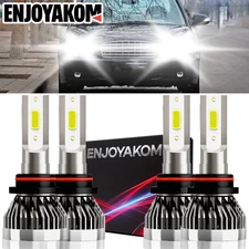 For Hyundai Sonata 2015-2019 10000lm LED Headlight Bulb Combo High/Low Beam 4Pcs