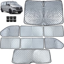 Sonnenschutz Verdunklung 8-teilig für VW Bus Transporter T6.1 ab 2019