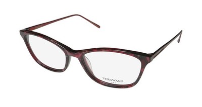 NEW VERA WANG LUXE ANTLIA EYEGLASSES CAT EYE TORTOISE RY WOMENS TITANIUM