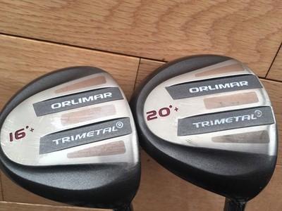 Orlimar Trimetal + 16° & 20° Fairway Woods EI-70 + Stiff Flex Gr￼￼￼aphite