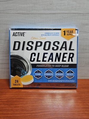 Active Disposal Cleaner  (1 Year Supply) 24 Tablets, Fast Shipping 