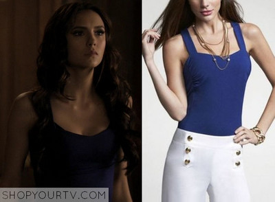 Express Criss Cross Tank Top Katherine Pierce The Vampire Diaries