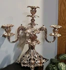 Reed & Barton 800 Silverplate Renaissance Candelabra 5-Light Candle Holder
