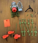 GI Joe 1992 Headquarters Base 19 Parts Lot - Missiles, Launchers, Hook, Pump ++