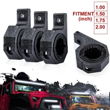 4x 2" Mounting Brackets Clamps Bull Roll Bumper Bar LED Light HID Holder ATV UTV