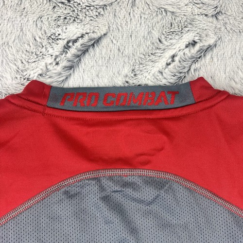 Nike Pro Swingman Ken Griffey Jr. 3/4 Sleeve Red Gray Men’s Medium 484414-067 - Picture 9 of 15