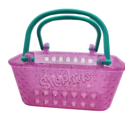 Shopkins MINI Basket Season 3 Empty Shopping Purple Only Bag Toy Doll