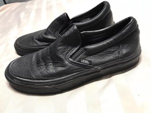 black leather vans 6
